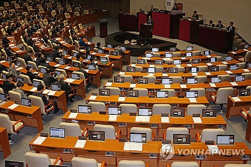 국회 본회의장[연합뉴스]